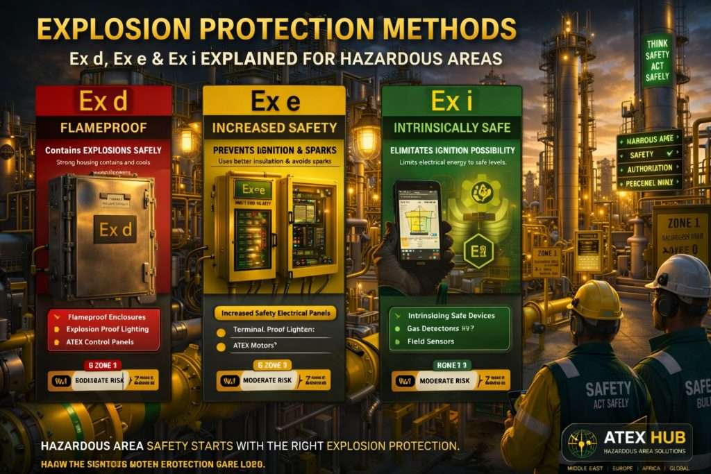What are Ex d, Ex e & Ex i? Complete Guide to Explosion Protection in Hazardous Areas
